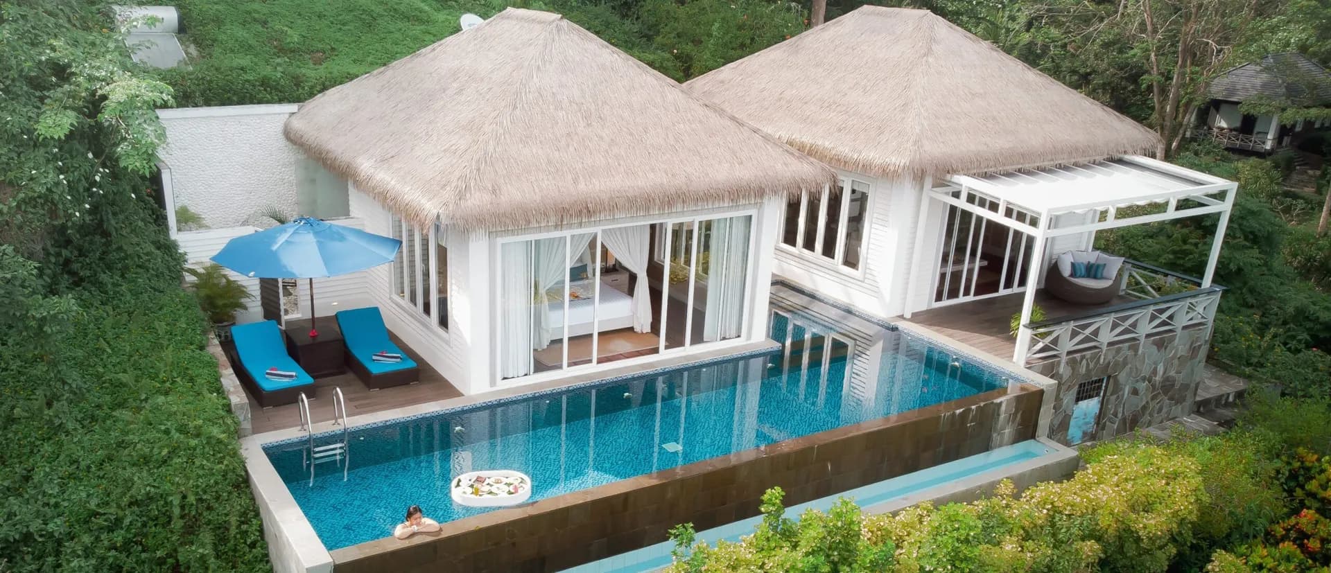 Panoramic view of Lembeh Resort Cliffside Villa