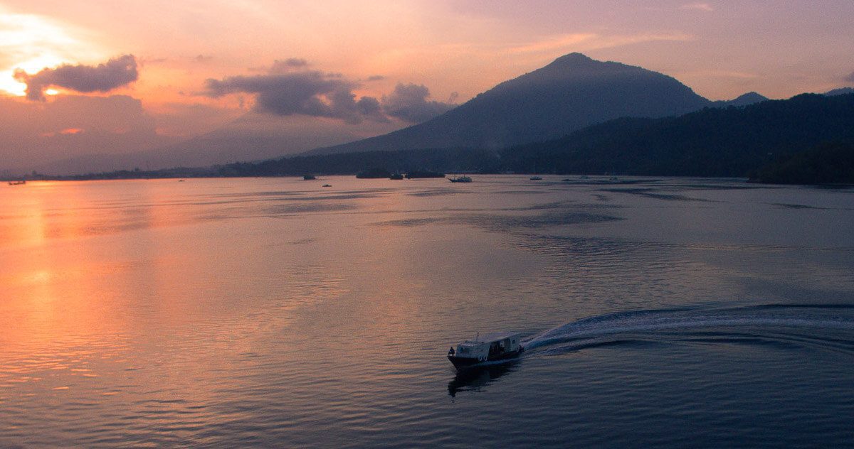 Sunset at Lembeh Resort